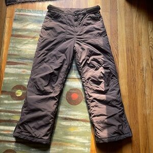 LL Bean Brown snow pants very nice condition☃️sz 14